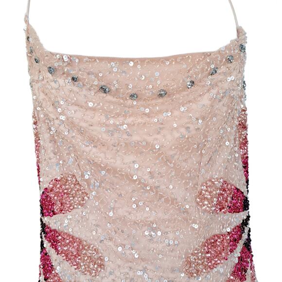 Tularosa Pink Sequin Mini Dress - Picture 8 of 13